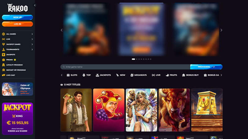 rakoo lobby screenshot
