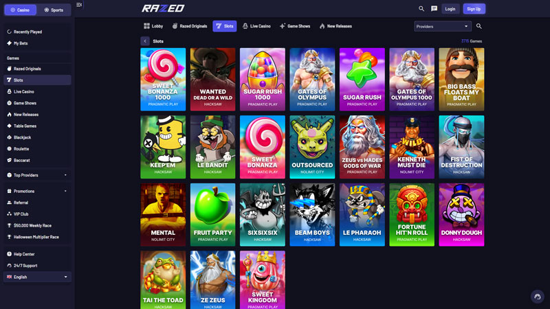 Thumbnail razed slots