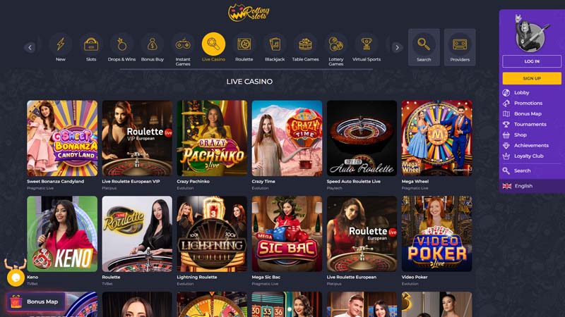 Thumbnail rollingslots live