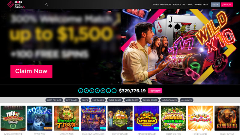 Thumbnail slotsandcasino lobby