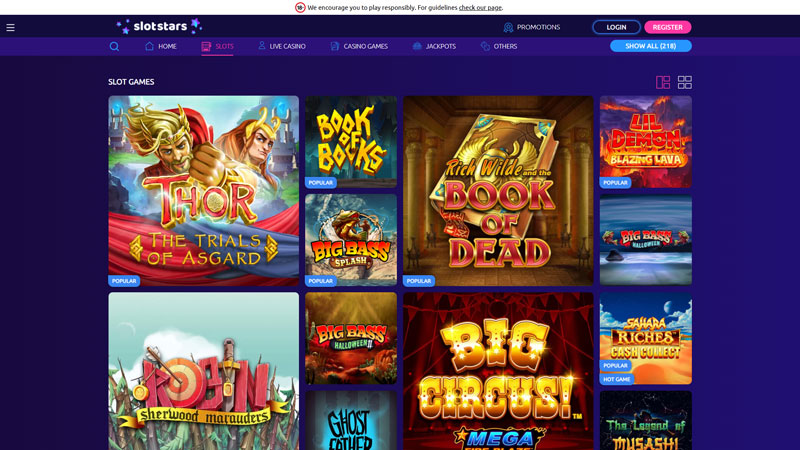 Thumbnail slotstars slots