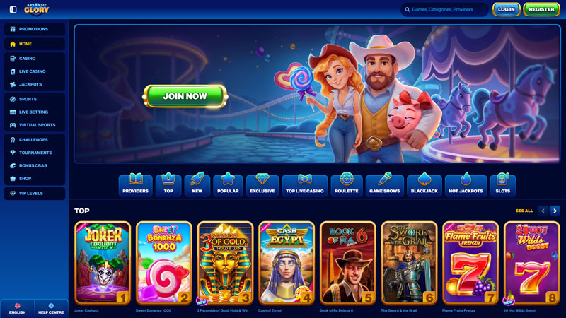Thumbnail spins-of-glory lobby