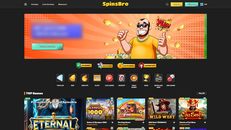 Thumbnail spinsbro lobby