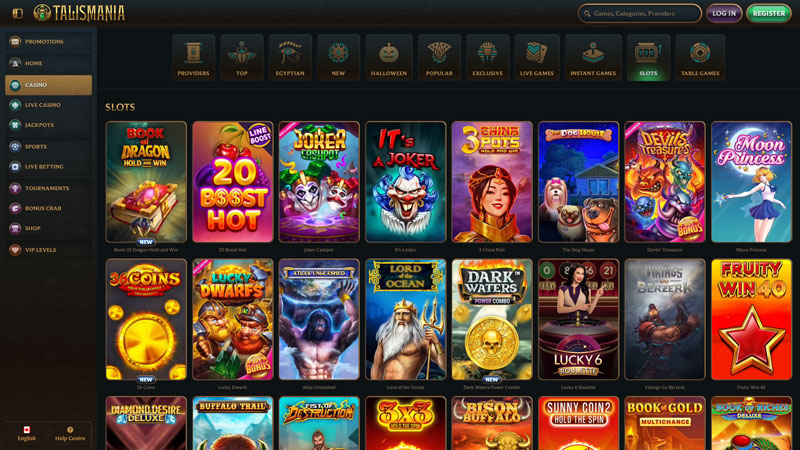 Thumbnail talismania slots