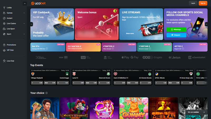 Thumbnail ucobet lobby