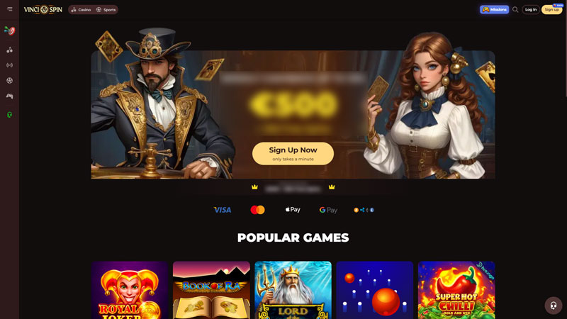 Thumbnail vincispin lobby