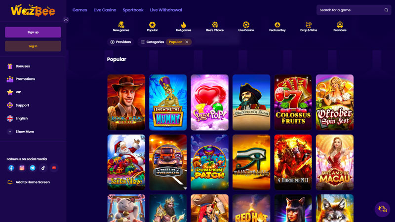 Thumbnail wazbee slots