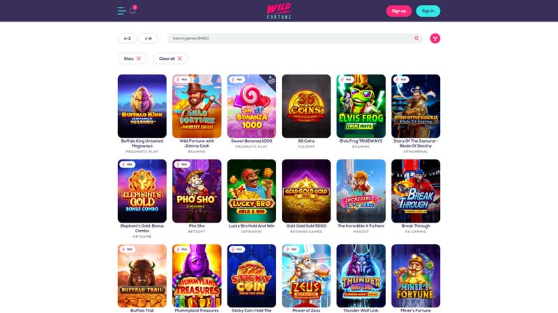 wild-fortune-io slots screenshot