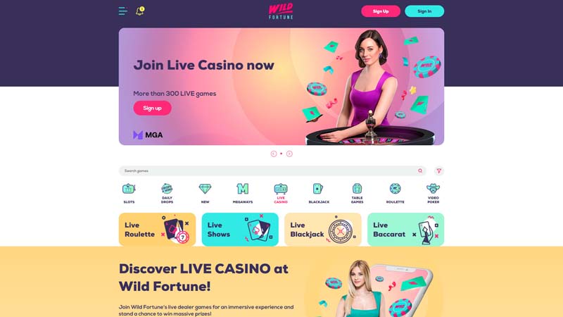 Thumbnail wild-fortune live