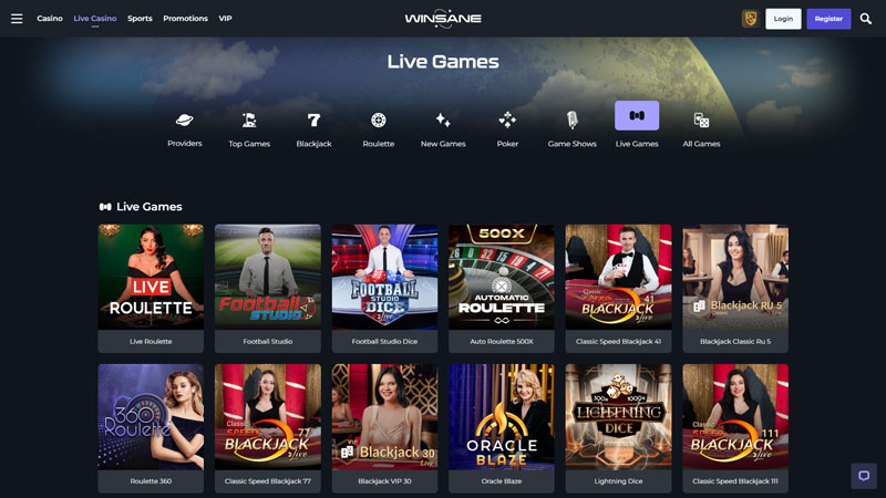 Thumbnail winsane live