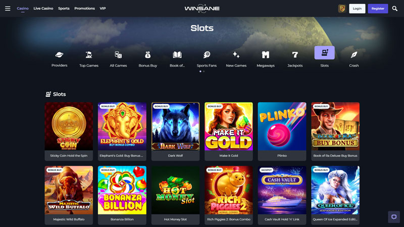 Thumbnail winsane slots