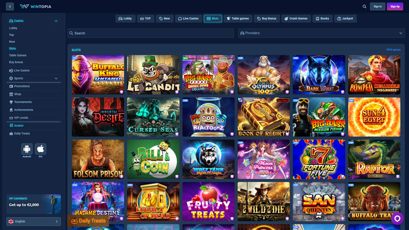 wintopia slots screenshot