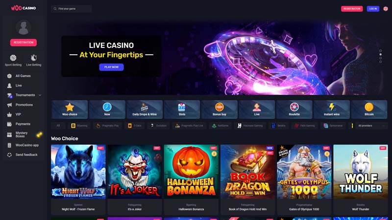 Thumbnail woo-casino lobby