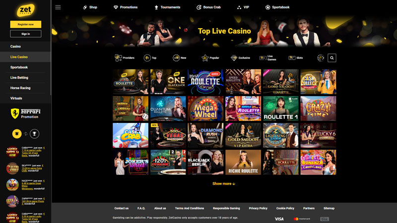 Thumbnail zet-casino live