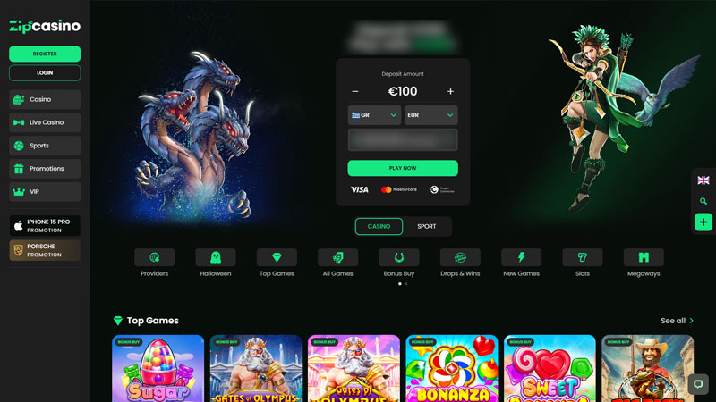 Thumbnail zipcasino lobby