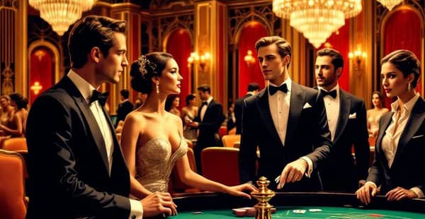 Juegos populares en casinos internacionales, incluyendo ruleta y blackjack.
