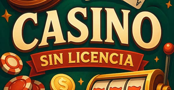 Un casino sin licencia en línea que muestra una variedad de juegos de azar.