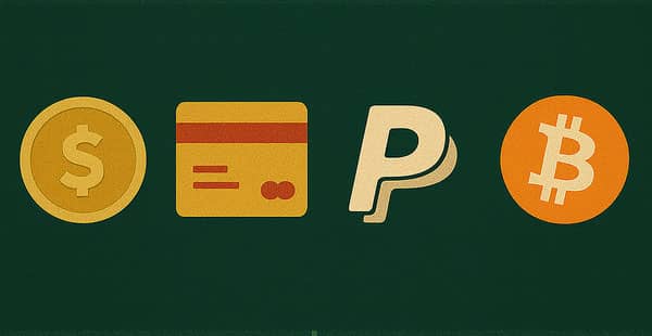 Métodos de pago en un casino sin licencia, con tarjetas de crédito y monederos electrónicos.