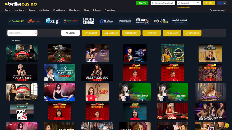 Thumbnail betlivecasino live
