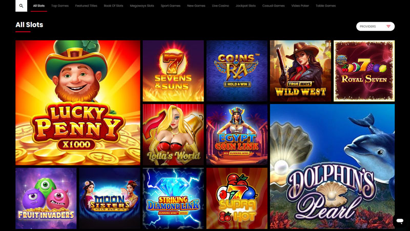 select-bet slots screenshot