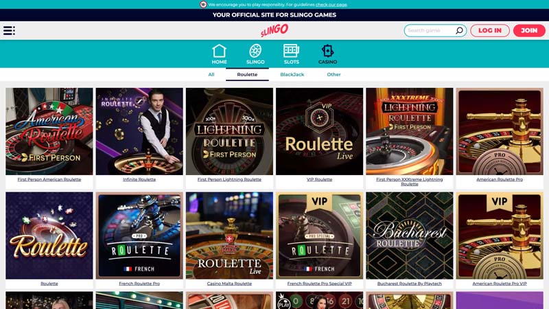 Thumbnail slingo-casino live