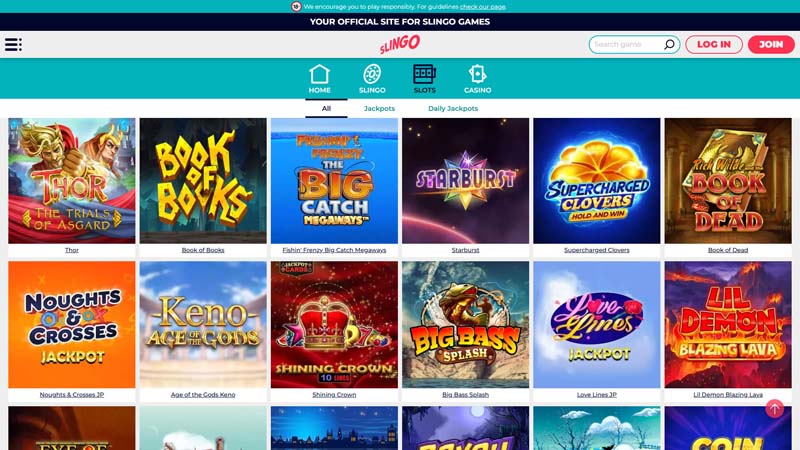 Thumbnail slingo-casino slots