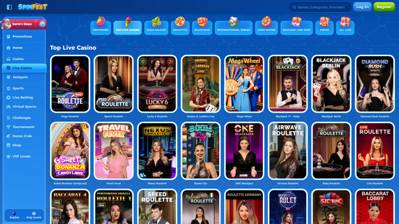 spinfest live screenshot