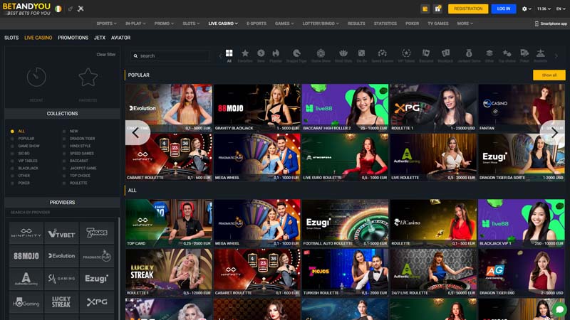 betandyou live screenshot