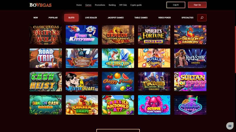 Thumbnail bovegas-casino slots