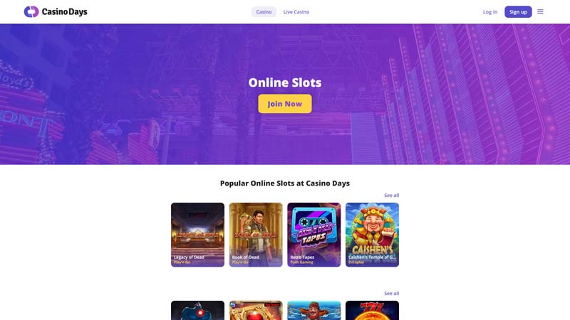 Thumbnail casino-days slots