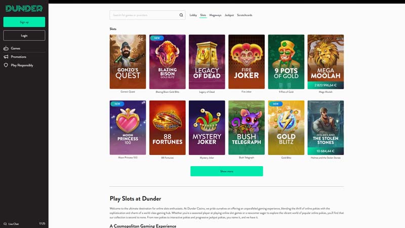 Thumbnail dunder-casino slots