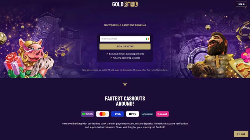 Thumbnail goldroll lobby