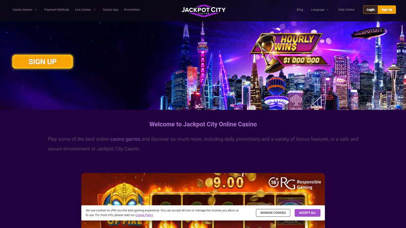 Thumbnail jackpot-city-casino lobby