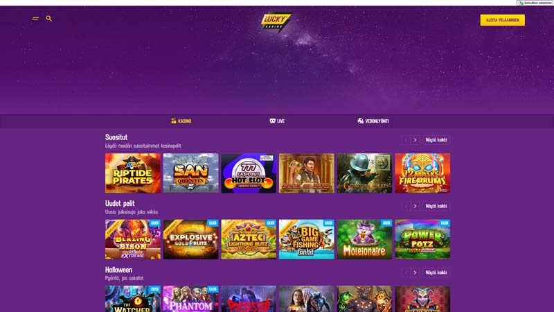 Thumbnail lucky-casino lobby