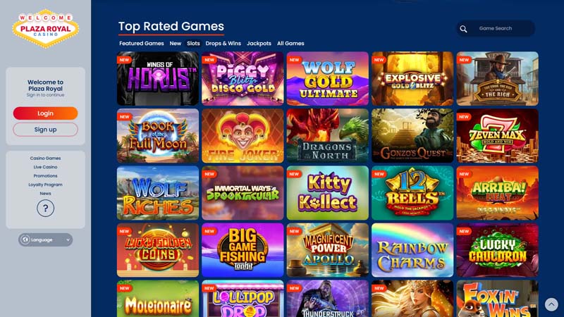 plaza-royal slots screenshot