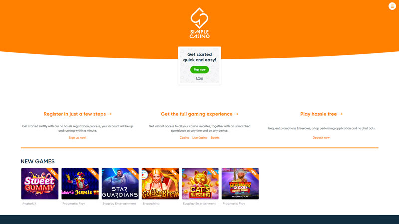 Thumbnail simple-casino lobby