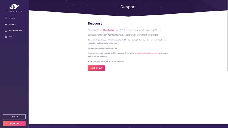 Thumbnail slot-planet-casino support