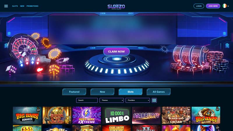 Thumbnail slotzo-casino lobby