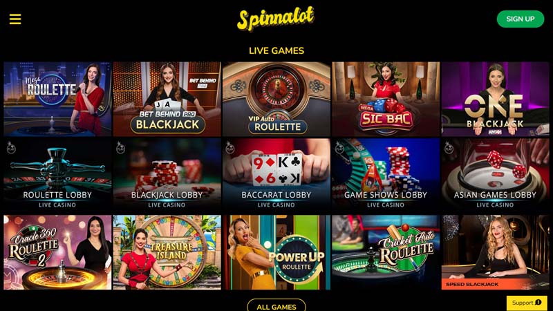 Thumbnail spinnalot live