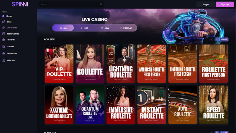 Thumbnail spinni live