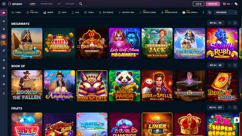 spinspace slots screenshot