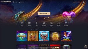 casinorex review & lobby