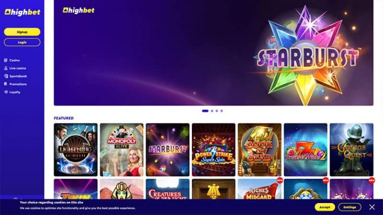 Highbet casino review