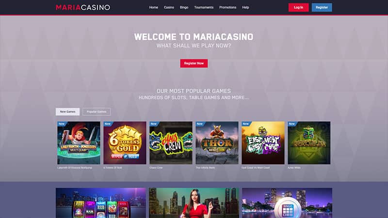 Maria Casino review & lobby