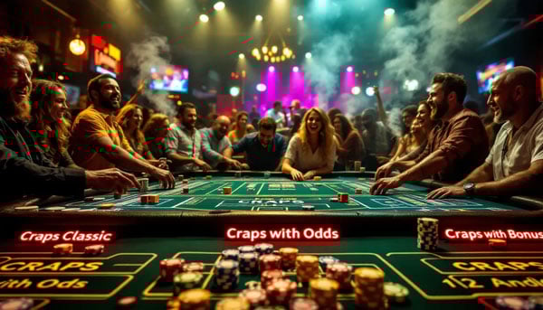 popular variants of free craps games