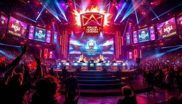 Major League of Legends tournaments, including the World Championship and MSI
