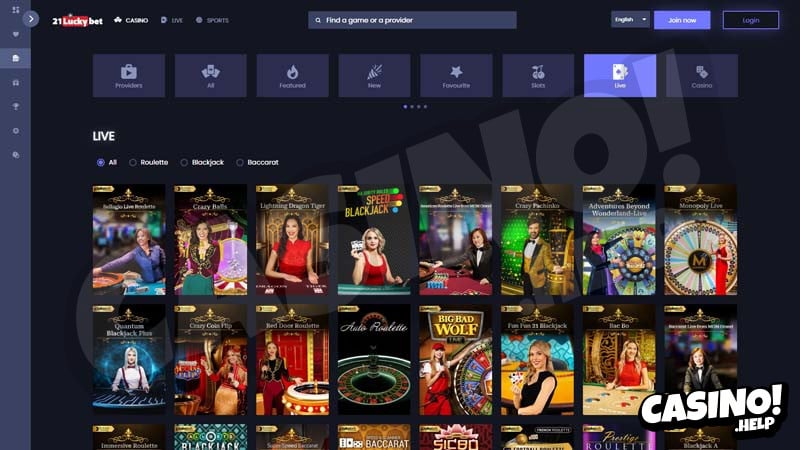 Thumbnail 21luckybet live
