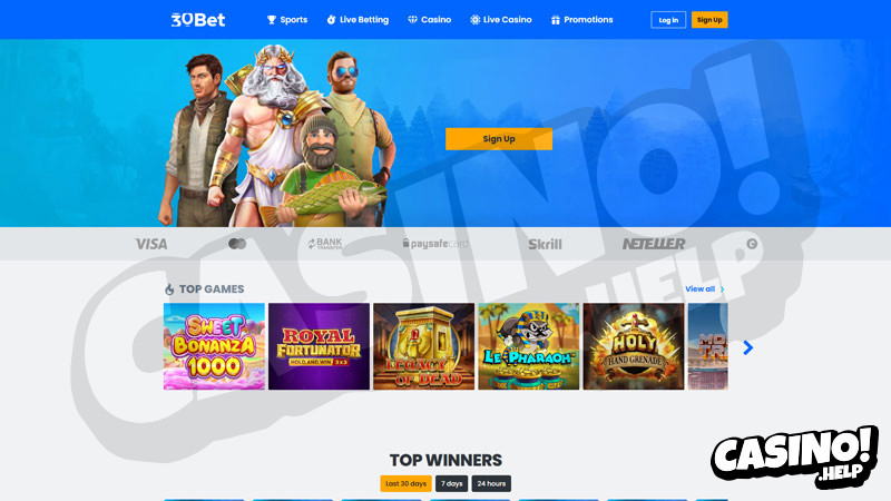 Thumbnail 30bet lobby
