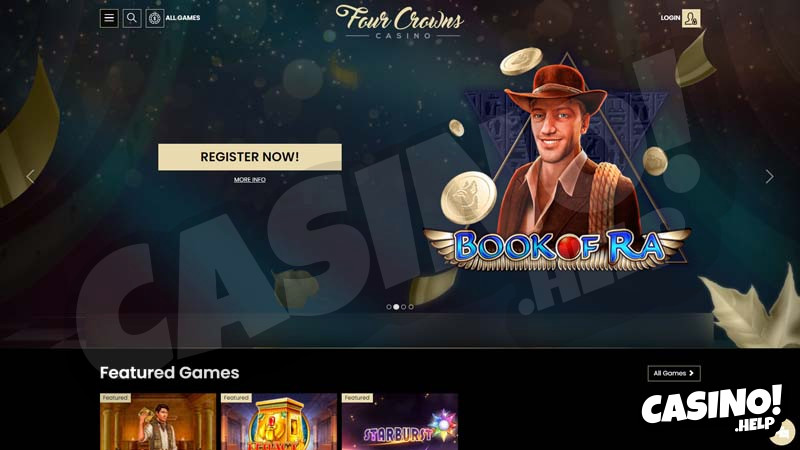 4crowns-casino lobby screenshot