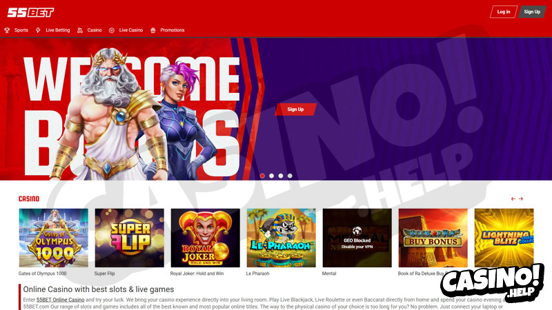 Thumbnail 55bet lobby